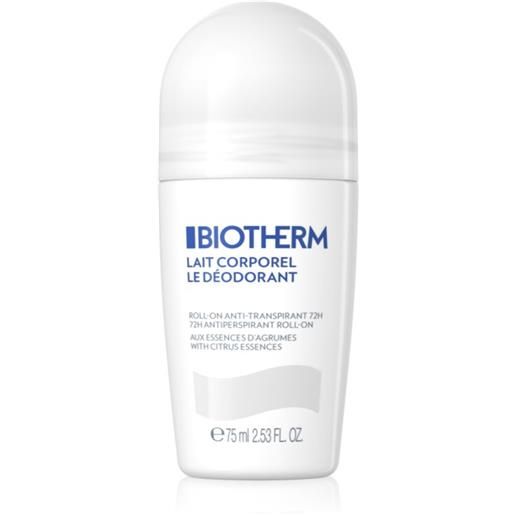 Biotherm lait corporel le déodorant 75 ml