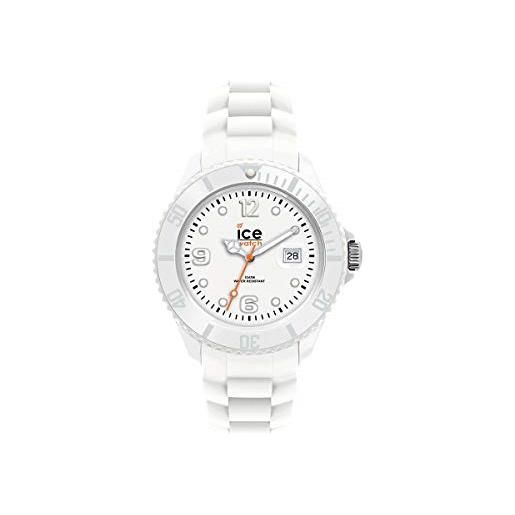 Ice-watch - ice forever white - orologio bianco unisex con cinturino in silicone - 000134 (medium)