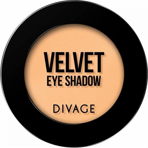 DIVAGE FASHION Srl divage velvet eye shadow ombretto matt 7320 yellow ochre