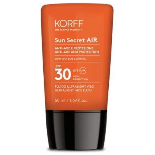KORFF Srl korff sun secret air fluido viso spf30 50ml - protezione solare leggera e idratante