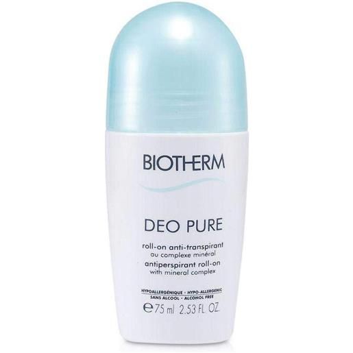 Biotherm deo pure roll-on 75 ml