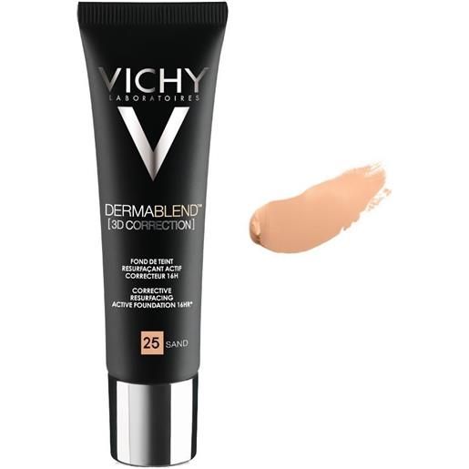 Vichy dermablend 3d fondotinta fluido coprente pelle grassa tonalità 25 da 30 ml