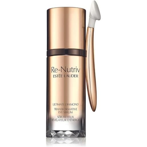 Estee lauder re-nutriv ultimate diamond transformative eye serum 15 ml siero occhi ad azione sgonfiante ed illuminante