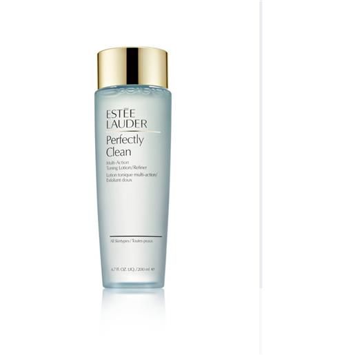 Estee lauder multi-action toning lotion/refiner perfectly clean 200 ml tonico viso multiuso