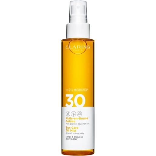Clarins spray olio solare - corpo e capelli 150 ml