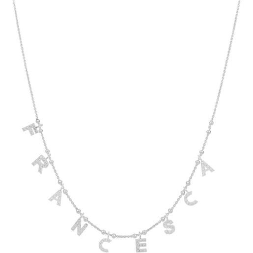 GioiaPura collana donna gioiello gioiapura nominum argento 925 nome francesca gyxcaz0016-3