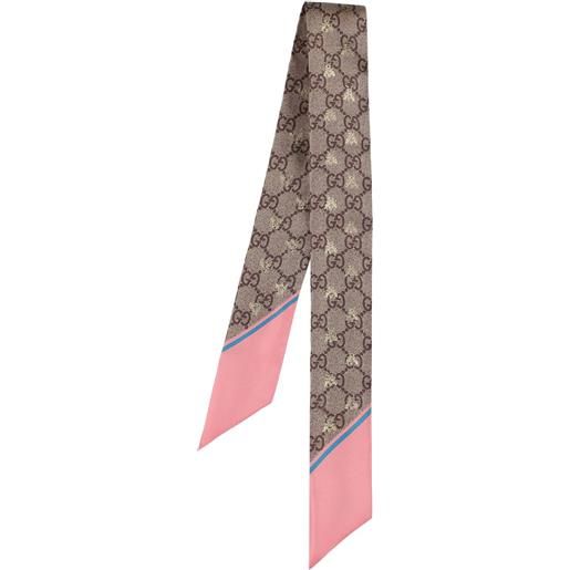 Gucci sciarpa da donna panno lana seta 140x140 nuovo mint Silk