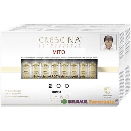 CRESCINA LABO crescina neo mito ricrescita donna 200 40 fiale