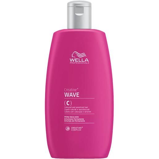 Wella Professionals creatine+ wave (c) emulsione permanente - per capelli colorati e sensibilizzati