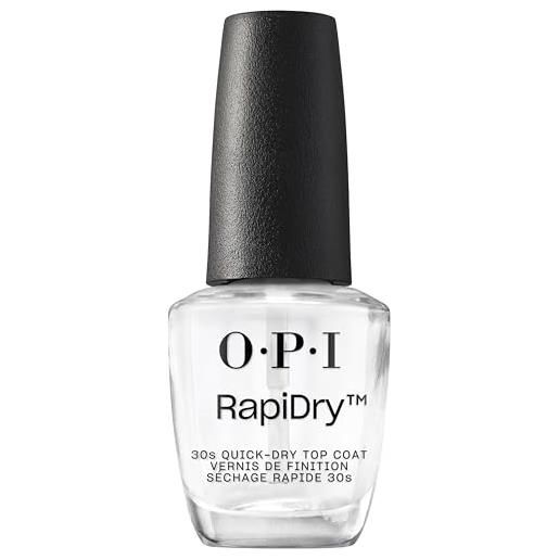 OPI nail lacquer | rapidry top coat | fissasmalto ad asciugatura rapida, trasparente, 15ml