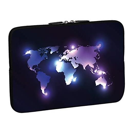 PEDEA custodia per laptop 15,6 pollici (39,6 cm) neoprene, dark world