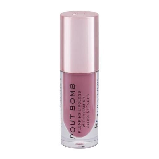 Makeup Revolution London pout bomb gloss labbra volumizzante 4.6 ml tonalità sauce