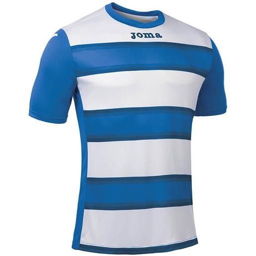 Joma maglia europa iii m/c blu royal-bianco