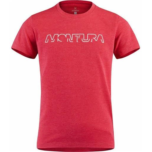 Montura outdoor t-shirt rossa - maglia traspirante bimbo