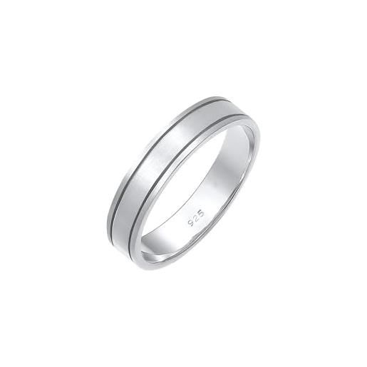 Elli premium anelli mujer moderno básico en plata esterlina 925