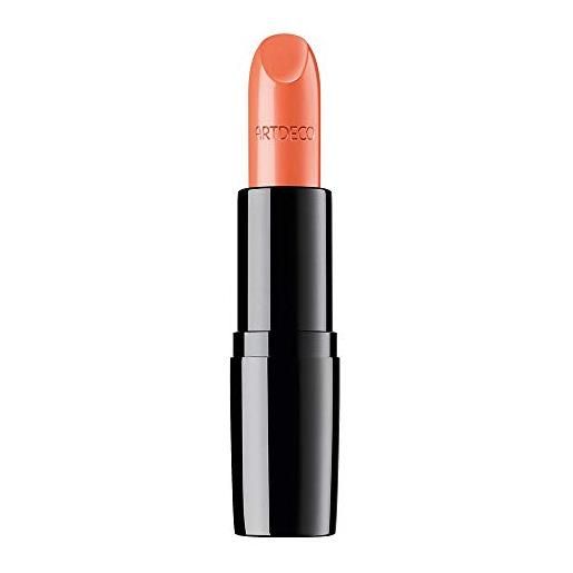 Artdeco perfect color lipstick - rossetto lucido di lunga durata, marrone, arancione, 1 x 4 g
