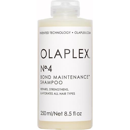 Olaplex n° 4 bond maintenance shampoo 250ml shampoo uso frequente, shampoo delicato