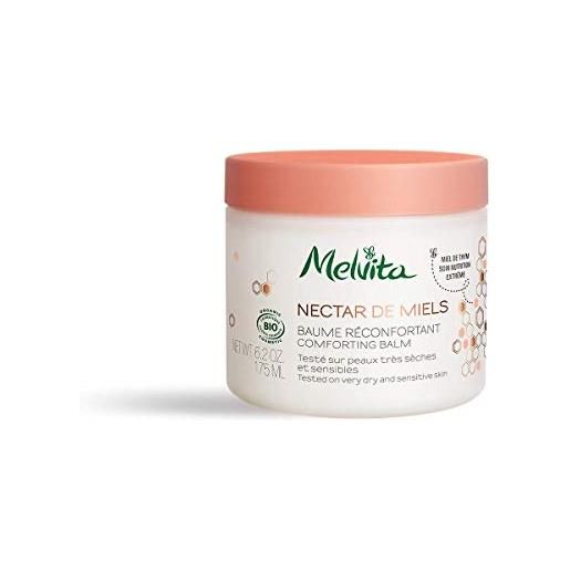 Melvita - balsamo corpo nectar de miels - lenisce e ripara - 99% naturale - certificato biologico - made in france - vasetto da 175 ml