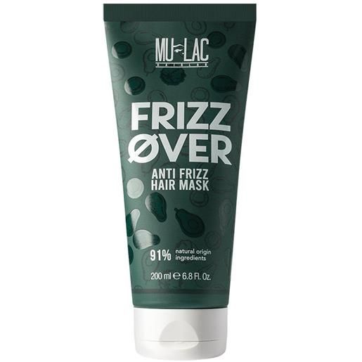 Mulac frizz over anti frizz hair mask 200ml maschera disciplinante/anticrespo capelli