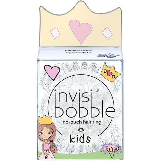 INVISIBOBBLE kids 1x3 pz fermagli ed elastici, prodotti per bambini princess sparkle