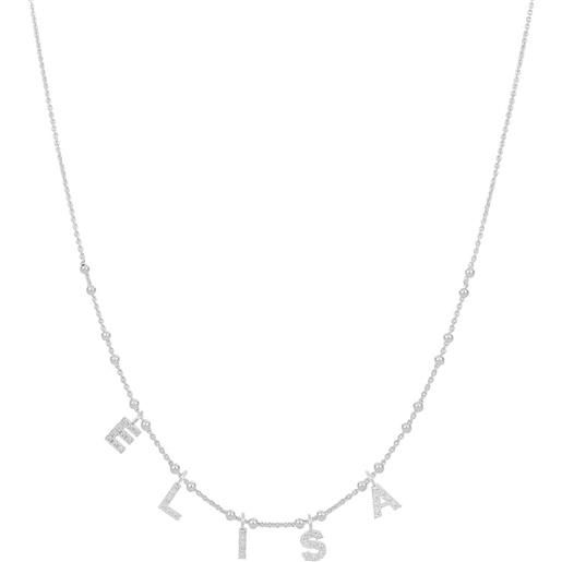 GioiaPura collana donna gioiello gioiapura nominum argento 925 nome elisa gyxcaz0016-10
