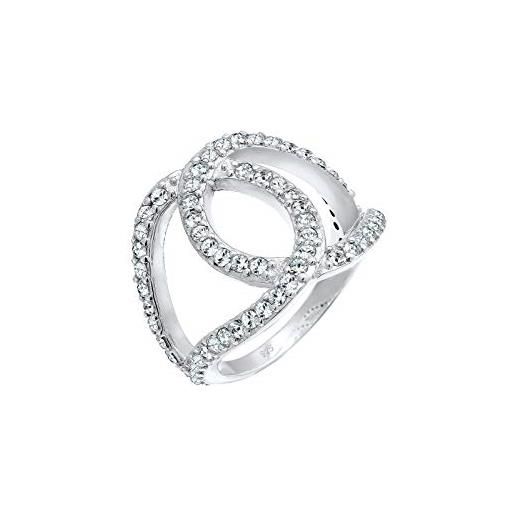 Elli anello intrecciato da anniversario donna argento - 0602510216_56