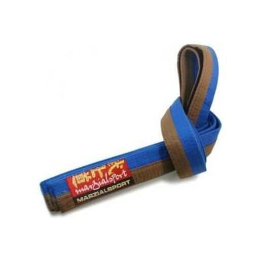 Marzial Sport cintura bicolore blu/marrone