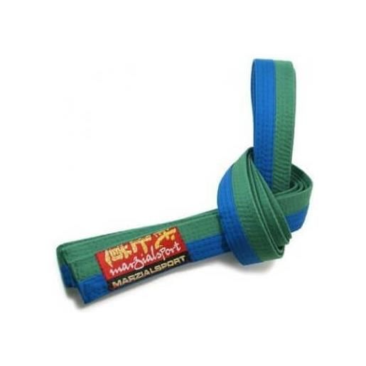 Marzial Sport cintura bicolore blu/verde