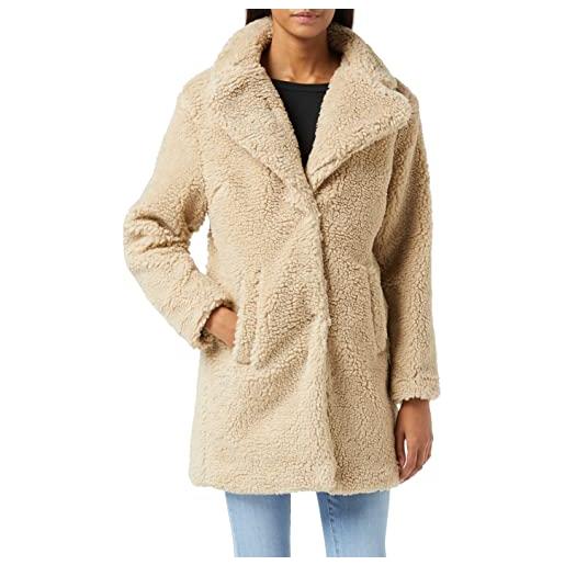 Urban Classics cappotto sherpa oversize da donna giacca, sabbia, s