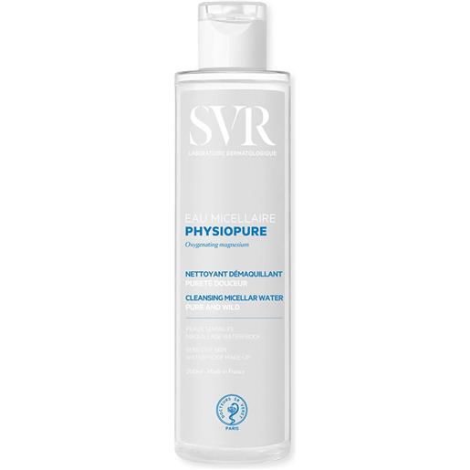 SVR physiopure - eau micellaire acqua micellare detergente struccante, 200ml