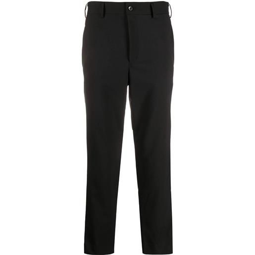Black Comme Des Garçons pantaloni con banda laterale - nero