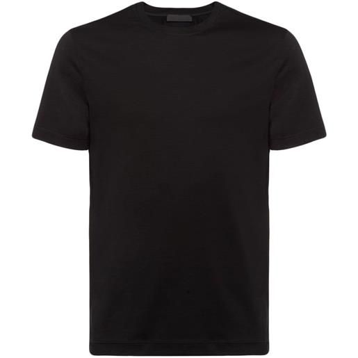 Prada t-shirt con girocollo - nero