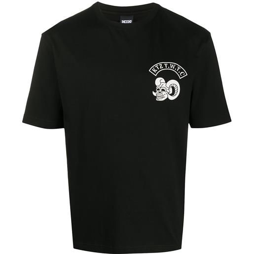 KTZ t-shirt con stampa - nero