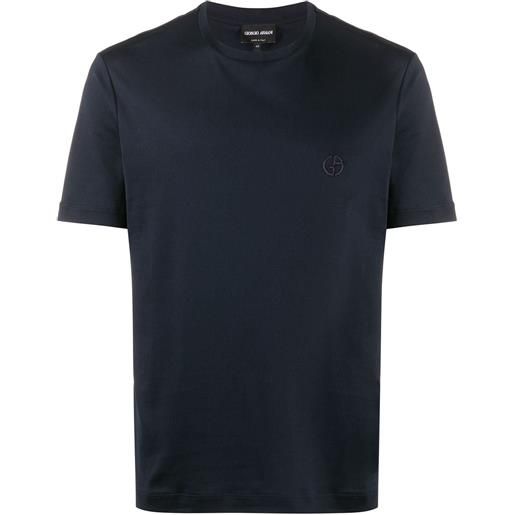 Giorgio Armani t-shirt a girocollo - blu