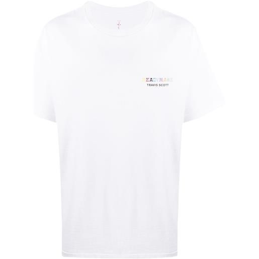 Readymade t-shirt a girocollo con stampa - bianco