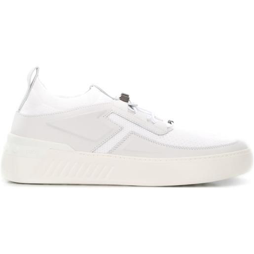 Tod's sneakers con pannelli a contrasto - bianco