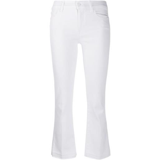 7 For All Mankind jeans crop bootcut illusion - bianco