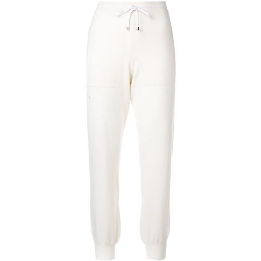 Barrie pantaloni con tasche oversize - bianco