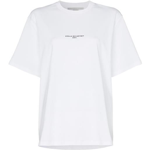 Stella McCartney t-shirt con logo - bianco