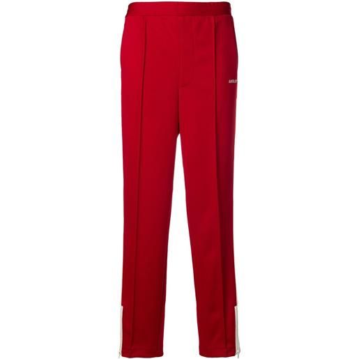 AMBUSH pantaloni sportivi con banda laterale - rosso
