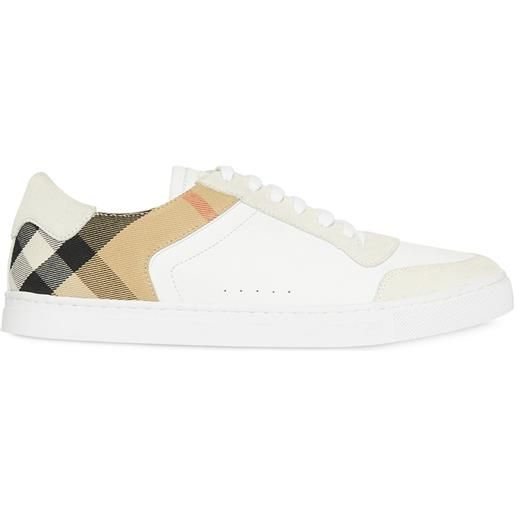 Burberry sneakers house check - bianco