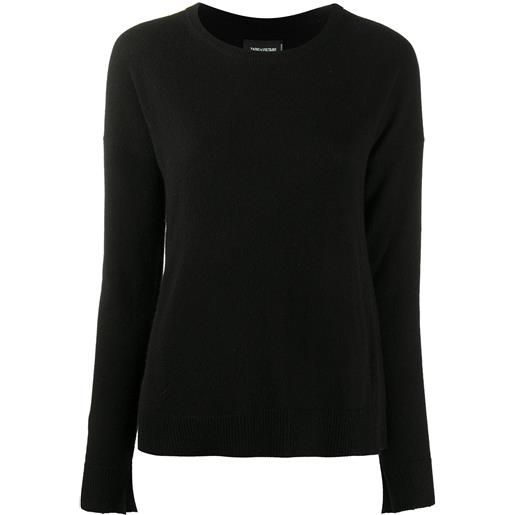 Zadig&Voltaire maglione con applicazione - nero