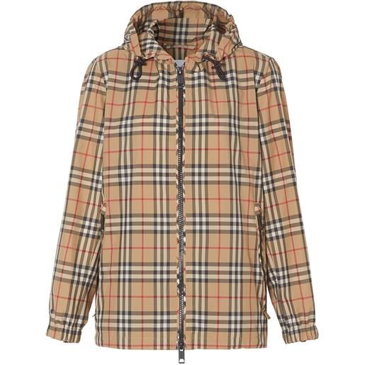 Burberry giacca con motivo vintage check - toni neutri