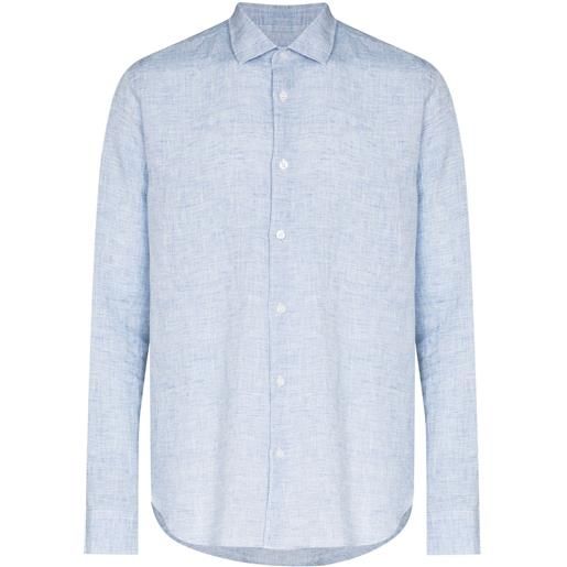 Orlebar Brown camicia giles - blu
