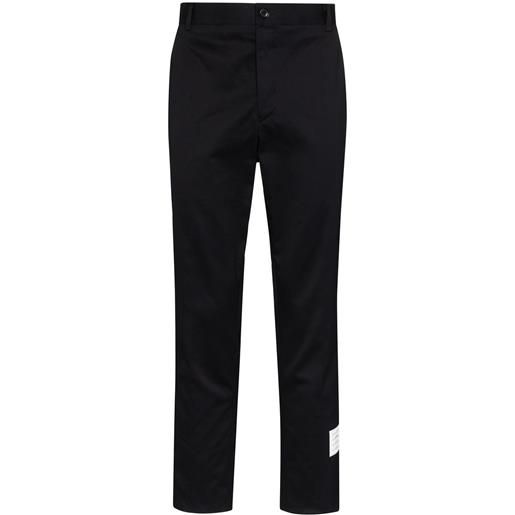 Thom Browne cotton twill unconstructed chino trouser - blu