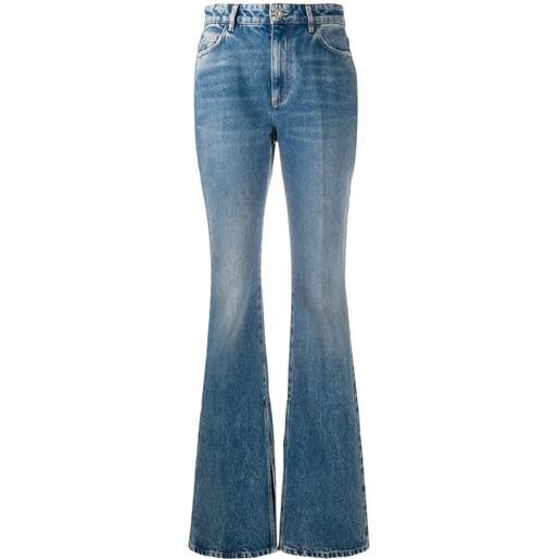 The Attico jeans svasati a vita alta - blu