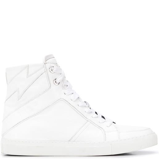 Zadig&Voltaire sneakers high flash - bianco