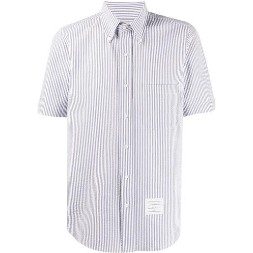 Thom Browne camicia a righe - blu