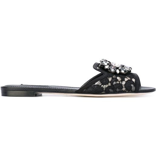 Dolce & Gabbana sandali bianca - nero