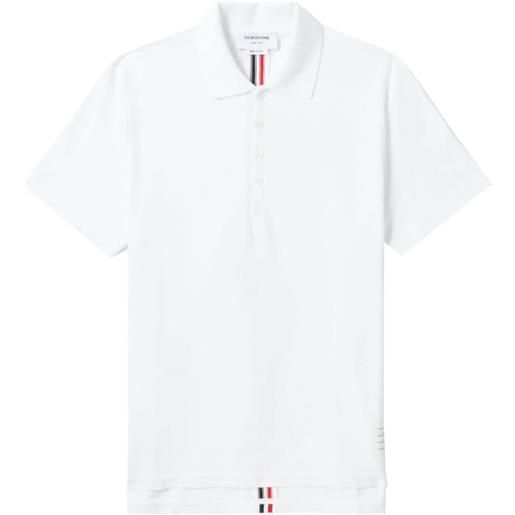 Thom Browne back-stripe polo shirt - bianco